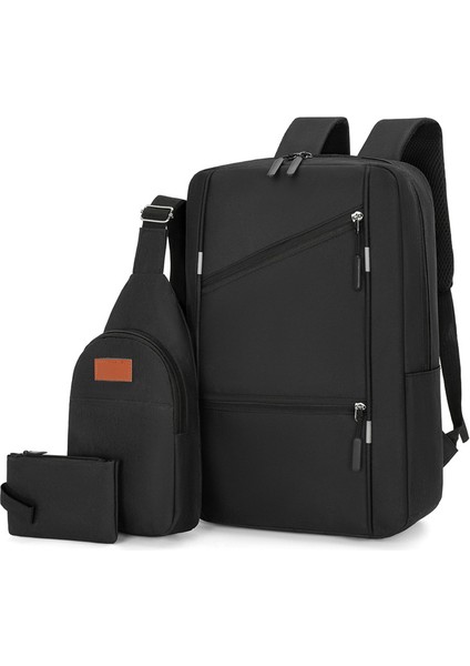 Çok Fonksiyonlu Erkek Sırt Çantası Üç Parçalı Büyük Kapasiteli Sırt Çantası (Yurt Dışından)