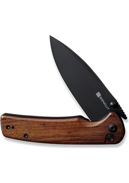 Sachse Flipper & Button Lock & Thumb Stud Knife Wood Handle Çakı fırsatları
