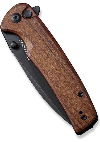 Sachse Flipper & Button Lock & Thumb Stud Knife Wood Handle Çakı indirimleri