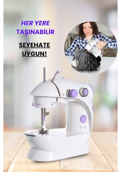 Pedallı Dikiş Makinesi 6W Yüksek Güç, Çok Kullanımlı Taşınabilir modelleri