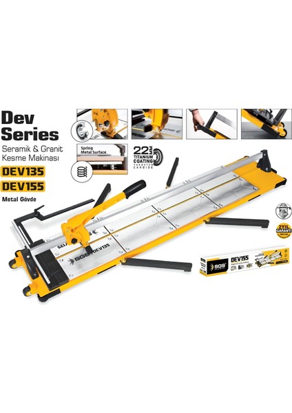 Seramik-Granit Kesme Makinası DEV135