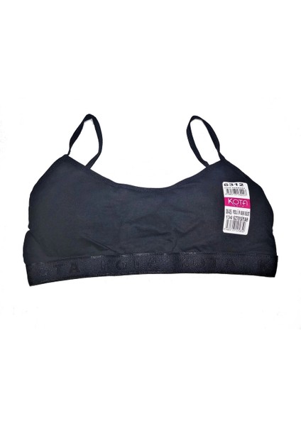 Kadın Siyah Ip Askılı Pedli Büstiyer