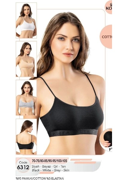 Kadın Siyah Ip Askılı Pedli Büstiyer fiyatları