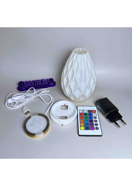 Dekoratif Masaüstü Rgb LED Aydınlatma | Minimalist Tasarım | Hediyelik Abajur Lamba fiyatları