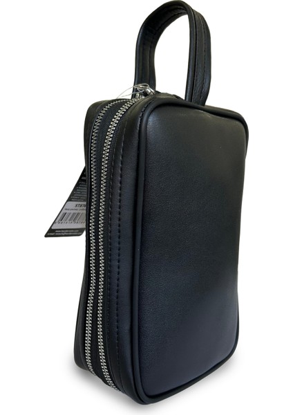 Erkek Siyah El ve Bileklik Kemerli Portföy El Çantası fiyatları