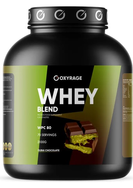Whey Dubai Çikolatası 2100 gr
