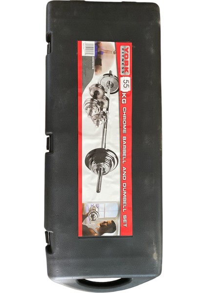 Çantalı Döküm Demir Plaka Dambıl Seti 55 kg Dumbbell Set Z Barlı Dambıl Set fiyatları