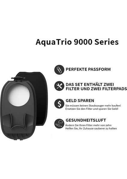 Aquatrio 9000 Serisi XW9383 XW9385 Elektrikli Süpürge Parçaları Için 2 Adet Yıkanabilir Filtre Takımı Robot Süpürge Yedek Parçası (Yurt Dışından) modelleri