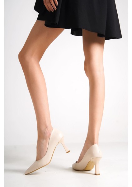 Alexandra Premium Kadın Bej Stiletto fırsatları