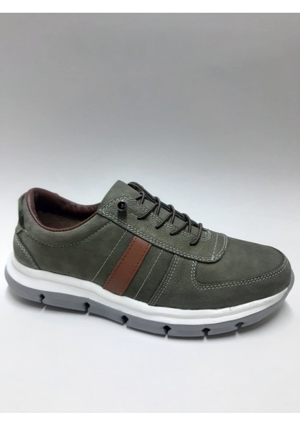 Hakiki Deri Nubuk Haki Rengi Hafif Rahat Bağcıksız Günlük Yazlık Erkek Ayakkabı C-923012VLC fiyatları
