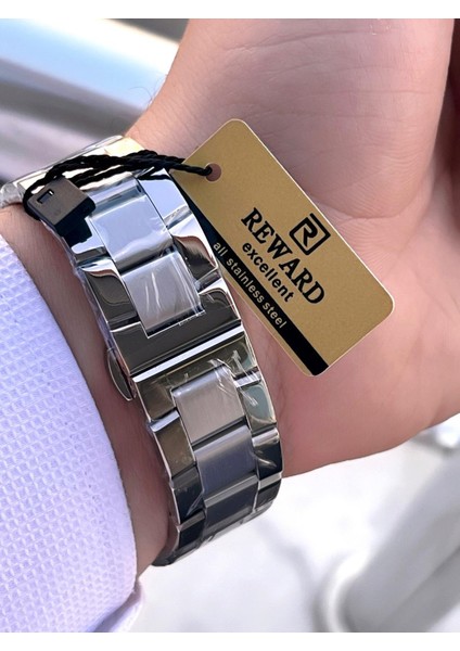 Çelik Kordon 2 Yıl Garantili 5 Atm Suya Dayanıklı Iç Fonksiyonları Aktif Erkek Kol Saati RE22 fırsatları