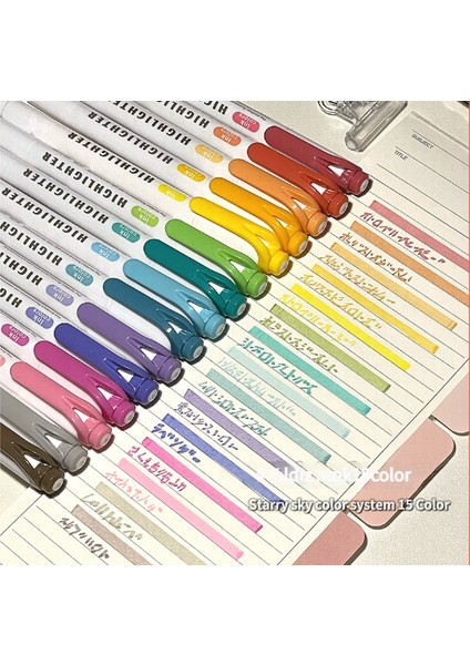 Çift Başlı Fluoresan Çizgi Kalemi (Yurt Dışından)