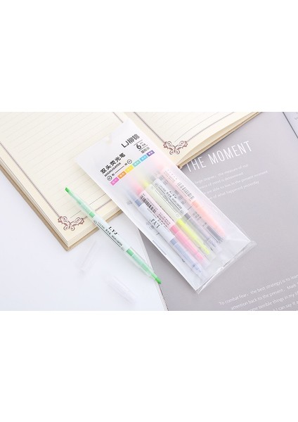 Renkli Çift Başlı Fluoresan Çizgi Kalemi (Yurt Dışından) fiyatları