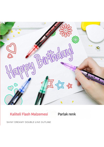 Çift Hattı Çizgi Kalemi (Yurt Dışından) modelleri