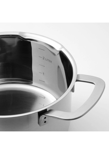 Hemkomst Tencere Seti 7 Parça Paslanmaz Çelik Cam Kapaklı Bulaşık Makinesinde Yıkanabilir fiyatları