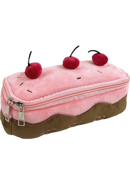 Sevimli Peluş Kiraz Kek Kalem Çantası Kalem Kutusu (Yurt Dışından)