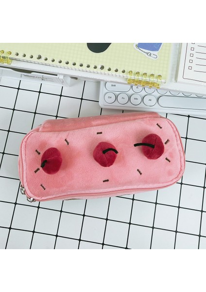 Sevimli Peluş Kiraz Kek Kalem Çantası Kalem Kutusu (Yurt Dışından) fiyatları