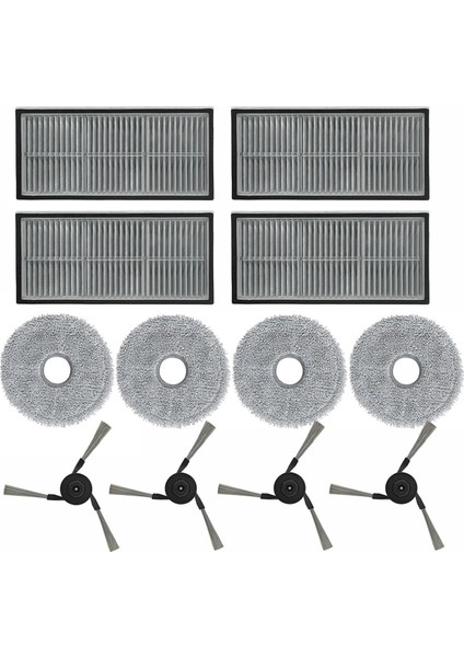 Dreame X40/X40 PRO/X40 Ultra Robot Süpürge Yan Fırçalar Hepa Filtreler Paspas Pedleri Yedek Aksesuar Kitleri (Yurt Dışından)
