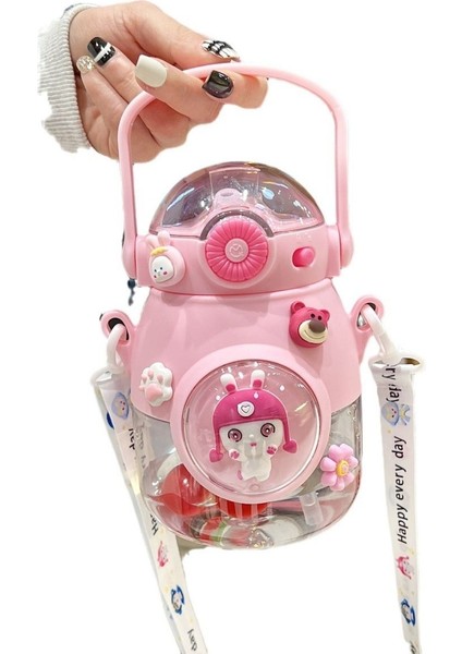 Anaokulu Çocuk Pipet Kayışı Su Bardağı Sevimli (Yurt Dışından)