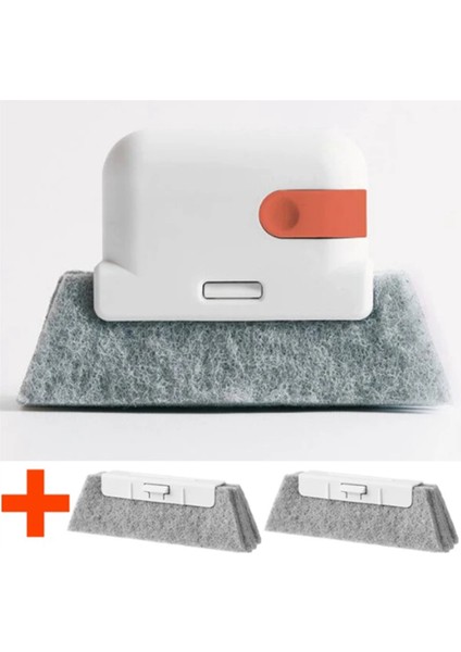 Gri Pencere Temizleme Fırçası Pencere Pervazı Oluklu Dolap Dar Alan Fırçası Değiştirilebilir Başlıklı Ev Temizlik Aletleri (Yurt Dışından) modelleri