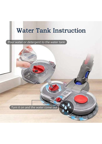 Dyson Elektrikli Süpürge V7/V8/V10/V11 Elektrikli Paspas Başlığı Islak Paspas Temizleme Başlığı Emişli Paspas Entegre Makine (Yurt Dışından) modelleri