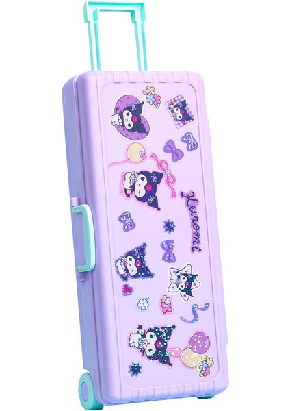 Ilkokul Öğrencisi Karikatür Çift Kalem Kutusu Kırtasiye Saklama Kutusu (Yurt Dışından)