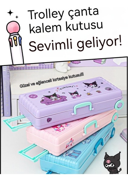Ilkokul Öğrencisi Karikatür Çift Kalem Kutusu Kırtasiye Saklama Kutusu (Yurt Dışından) modelleri