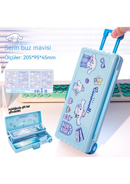 Ilkokul Öğrencisi Karikatür Çift Kalem Kutusu Kırtasiye Saklama Kutusu (Yurt Dışından) indirimleri