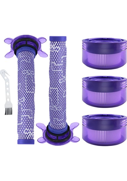 Dyson Elektrikli Süpürge V8 Focus Için Uygundur Yatak Ön Filtre Arka Filtre Aksesuarları A (Yurt Dışından)