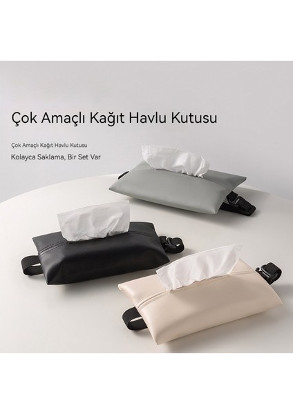 Araba Mendil Kutusu Asılı Güneşlik Kağıt Havlu Saklama Çantası (Yurt Dışından) fırsatları