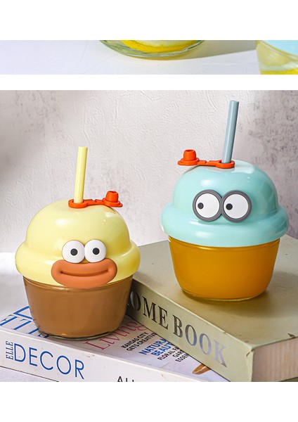 Çocuk Karikatür Taşınabilir Pipet Bardak (Yurt Dışından) modelleri