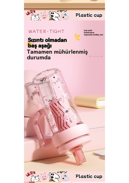 Sevimli Taşınabilir Öğrenci Pipet Bardak (Yurt Dışından) fırsatları