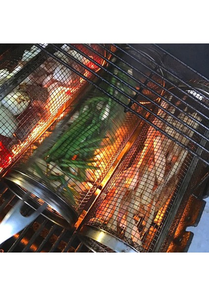 Yuvarlak Barbekü Kafesi Açık Barbekü Rulo (Yurt Dışından) fiyatları