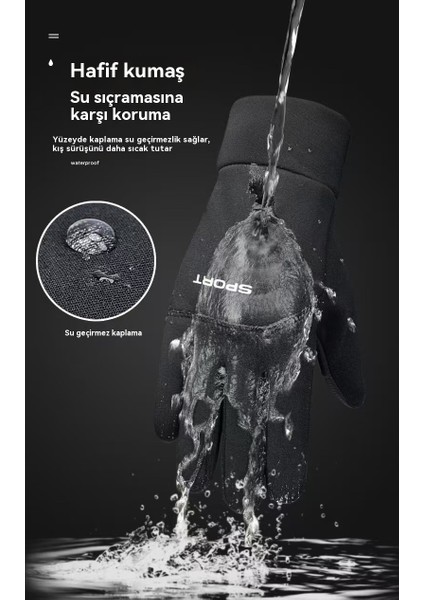 Açık Su Geçirmez Eldiven Artı Yün Sıcak Dokunmatik Ekran (Yurt Dışından) modelleri