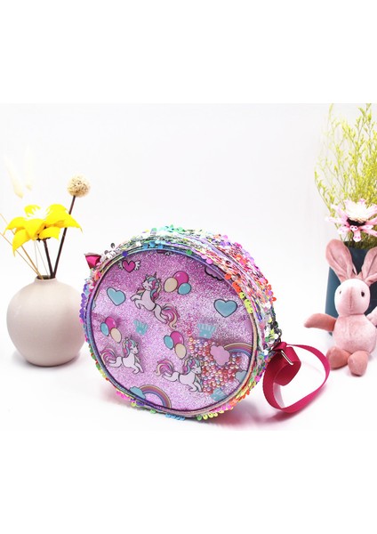 Tek Boynuzlu At Crossbody Çanta Karikatür Omuz Çantası (Yurt Dışından)