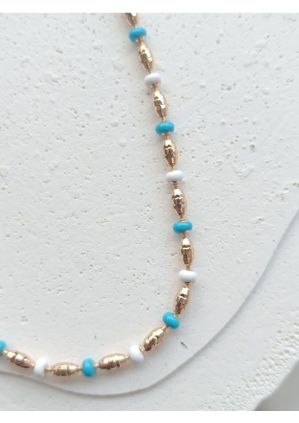 Mavi Boncuklu Xuping Kolye fiyatları