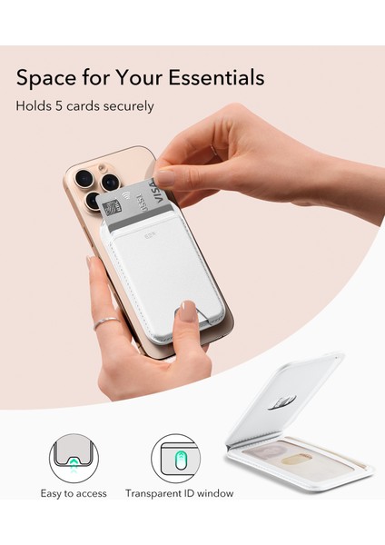 Halolock Magsafe Wallet Standlı Cüzdan Beyaz indirimleri