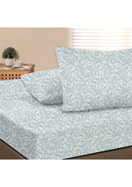 Dalya %100 Pamuk Tek Kişilik Lastikli Çarşaf Seti Mavi- 100X200+30 cm fiyatları