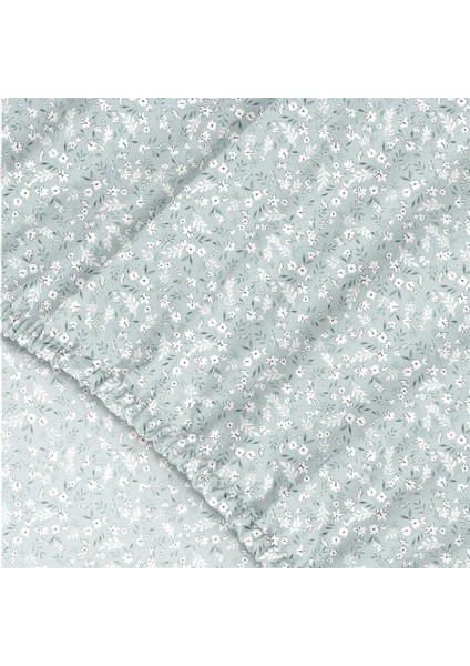 Dalya %100 Pamuk Tek Kişilik Lastikli Çarşaf Seti Mavi- 100X200+30 cm fırsatları