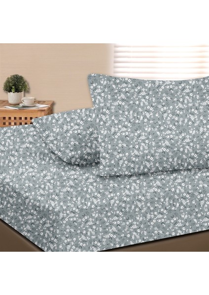 Dalya %100 Pamuk Tek Kişilik Lastikli Çarşaf Seti Indigo - 100X200+30 cm fiyatları