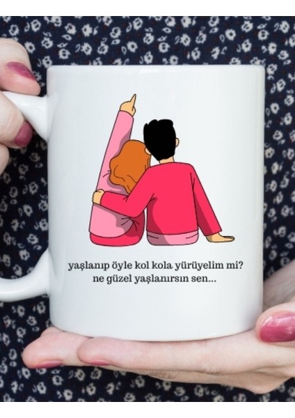 Aşk ve Sevgi Temalı Kupa Bardak 300ML