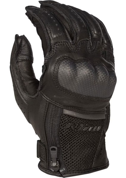 Induction Korumalı Motosiklet Eldiveni Siyah