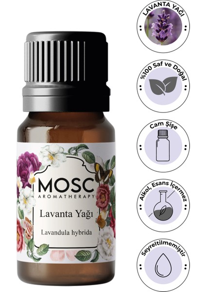Lavanta Uçucu Yağı 10 ml %100 Saf ve Doğal (Lavender Essantial Oil)