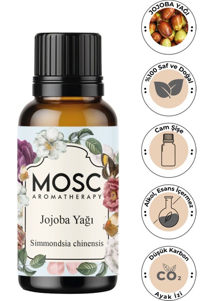 Jojoba Yağı 30 ml Soğuk Sıkım %100 Saf ve Doğal (Jojoba Oil)