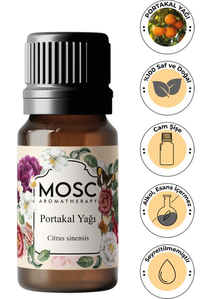 Portakal Uçucu Yağı 10 ml %100 Saf ve Doğal (Orange Essantial Oil)