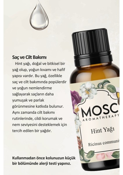Hint Yağı 30 ml Soğuk Sıkım %100 Saf ve Doğal (Castor Oil) fiyatları