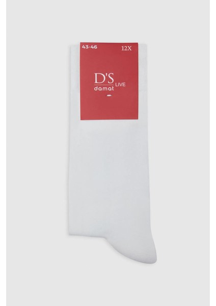 Ds Damat Beyaz 12'li Çorap 4HF16ORTCST12 modelleri