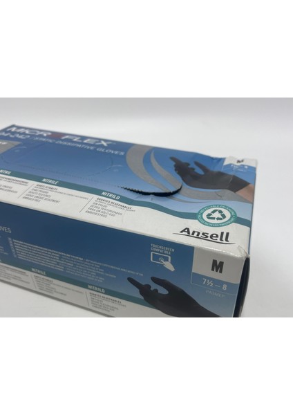 94-242, Mıcroflex Antisatik Siyah Nitril Eldiven M Beden (100’LÜ Paket) modelleri