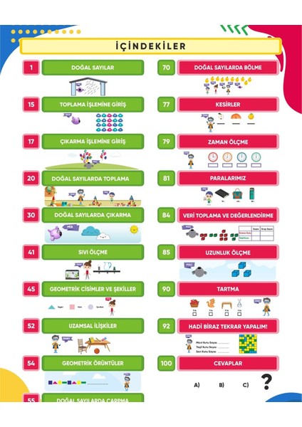 2.sınıf Canlanan Matematik Soru Bankası ve Resimli Ingilizce - Türkçe Sözlük | Okunuşlu fiyatları