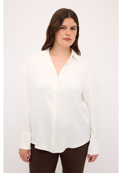 Önü Düğmeli Gömlek Kemik 130L9156005 fiyatları